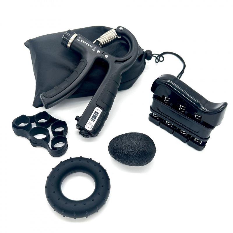 Cross-Border Bestselling Grip Strengthener Set: 7-Piece Hand Trainer with Grip Ring & Counter