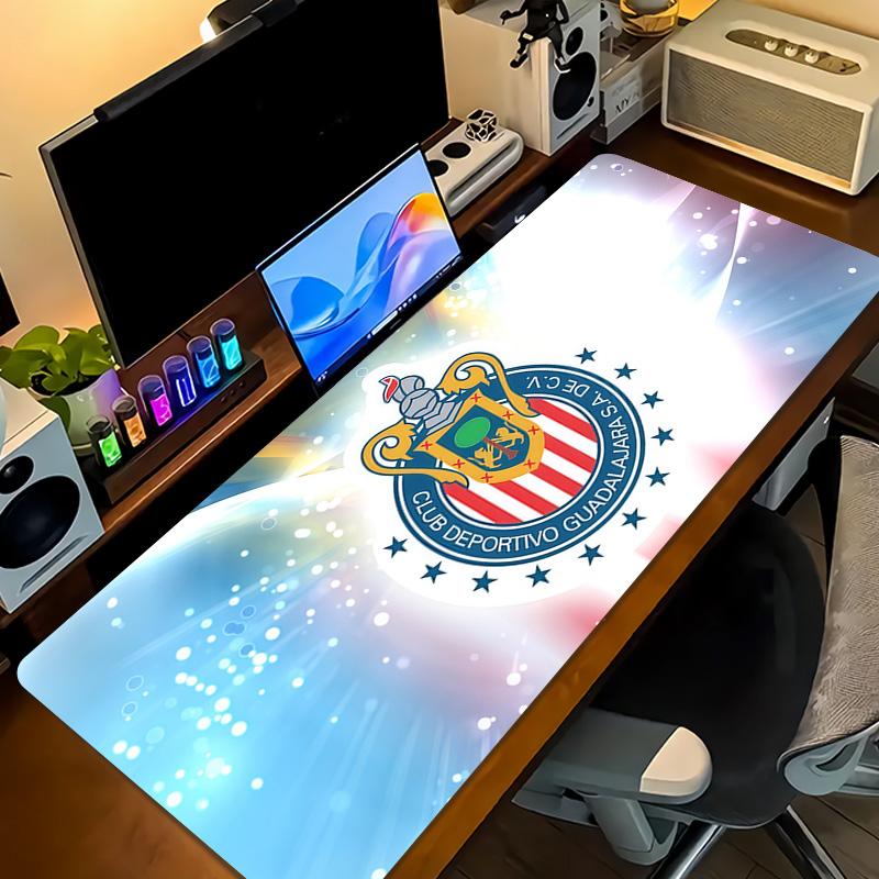 Chivas CD Guadalajara Print Cushion Non-slip Laptop Tablet Big Mousepad XXL Mat Mini PC Playmat With Lock edge