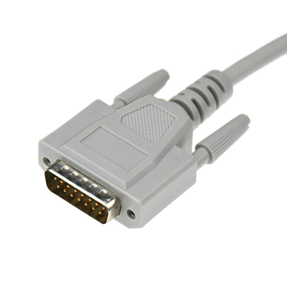 Compatible with COMMEN,NO RESISTANCE Patient Monitor, Reusable 10 Leads with Din 3.0/Banana 4.0/Snap/Clip, EKG Data Recorder Cable, Heart Rate Sensor