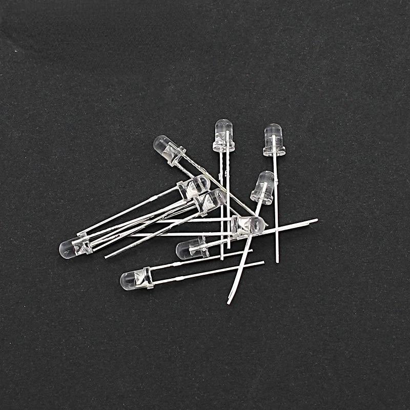 60-200 шт. F3 F5 набор светодиодных диодов 3 мм 5 мм светодиоды белый красный синий зеленый желтый оранжевый DIY электронный комплект