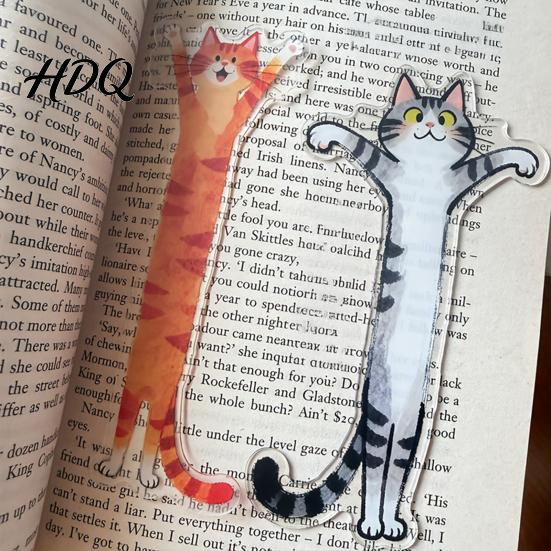 Декоративная Закладка 5 шт. Акриловая Длинная Закладка-Кошка для Чтения Женщин