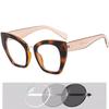 Big Frame Women Anti Blue Rays Prescription Glasses For The Nearsighted Cat Eye Short -Sight Eyewear Diopter 0 -0 .5 -0 .75 To -6 .0