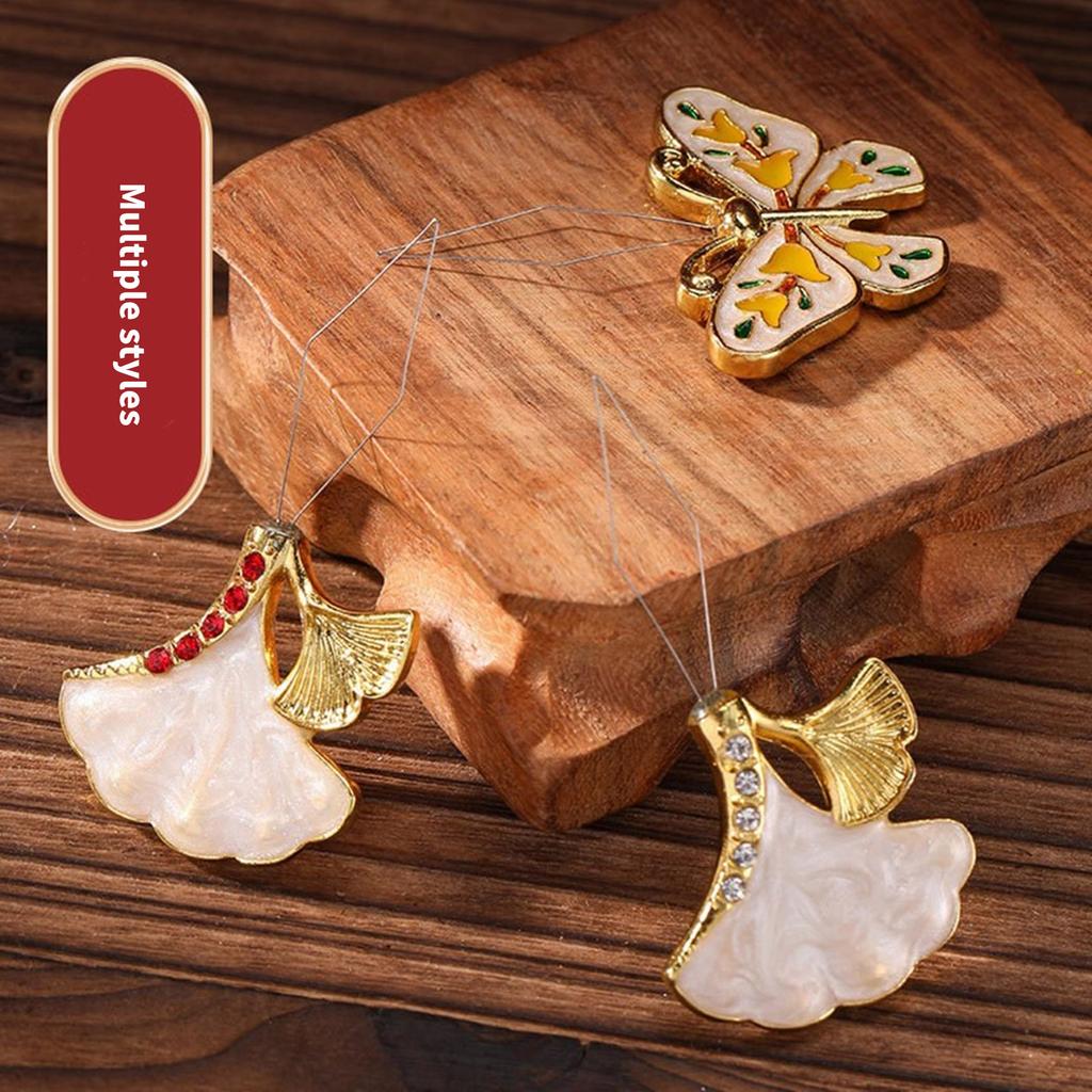 Нитевдеватель в форме бабочки, китайский стиль, нитевдеватель, легко вставляется, ручная швейная игла, лист, нитевдеватель для рукоделия