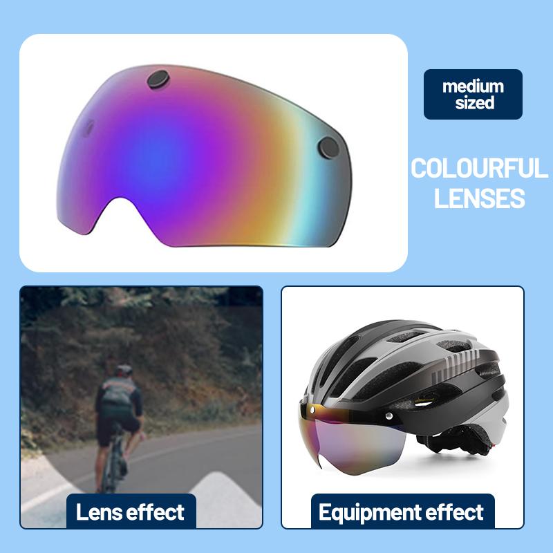 Eastinea Road Bicycle Helmet With Magnetic Goggles Mountain Bike Riding Helmet Adult Men and Women Children Safety Helmet