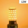 E27 Led Colorful Corn Bulb No Flash 220v Light 7colors Lamp 270 Degree Beam Angle 12w 2835 SMD Lampada Night Bulbs Energy-saving