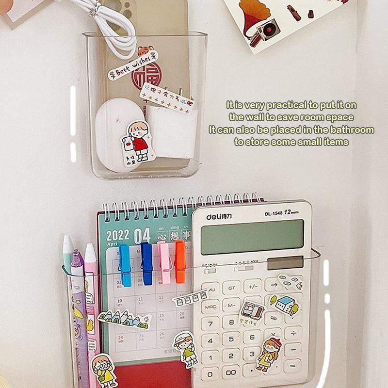 Прозрачный настенный ящик для хранения, настенный, без перфорации, прикроватные полки, подвесной настенный органайзер, ящик для хранения косметики