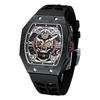 SEVEN XII Men's Mechanical Skeleton Watch, Automatic, Waterproof, with Luminous Dial, Luxury, Popular, Black
