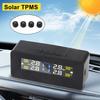 Автосигнализация с питанием от солнечной батареи/USB, TPMS для автомобиля, цифровой ЖК-дисплей, система контроля давления в шинах