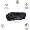 Natural Black Tourmaline Rough Stone Aromatherapy Stone Fragrant Crystal Stone Rough Stone Crafts Fish Tank Decorative Stone Crystal Raw Materials