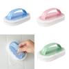 Thick Sponge Bath Scrubber With Comfort Grip For Tile And Tub Cleaning
