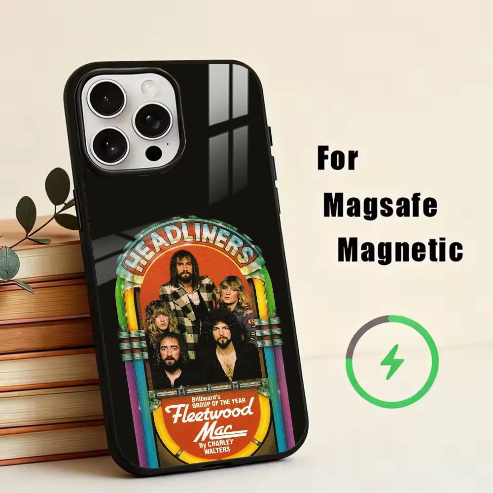 Band F-Fleetwood M-Mac Phone Case For iPhone17,16,15,14,13,12,11 Plus,Pro Magnetic For Magsafe Wireless Charging