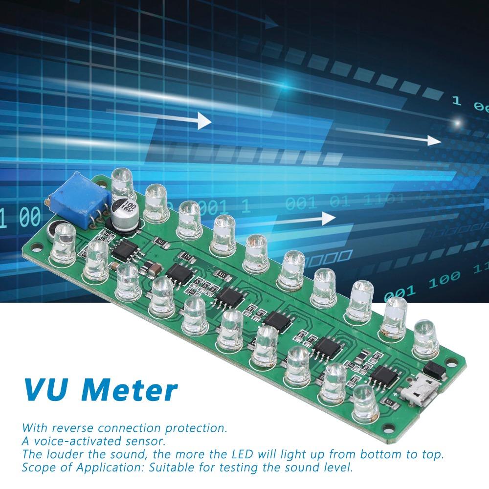 Reverse Connection Protection LED VU Meter LED Display LED Display RGB Bar Sound Test