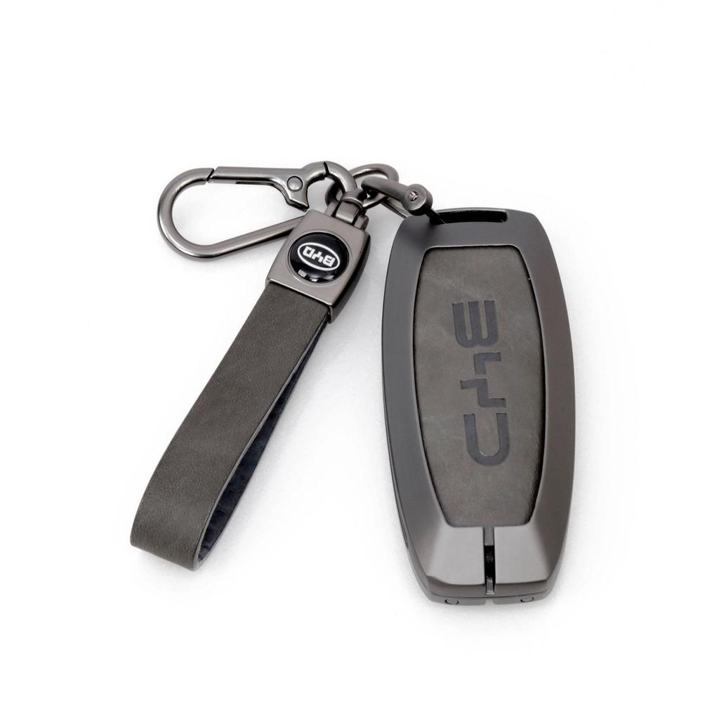 BYD Car Key Metal Protective Cover for Yuan Pro, D1, Qin Plus, E1, E2 Models