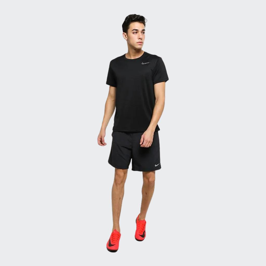 Nike Superset Top SS Training Sports Дышащая футболка с круглым вырезом Мужские топы Черный AJ8022-010