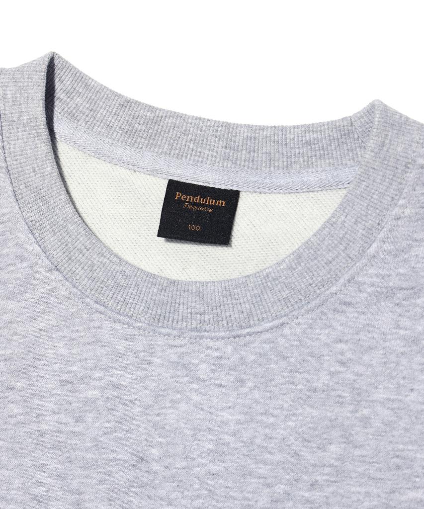 PENDULUM Arch Logo Applique Sweatshirt Lp8Tu743_Melange Grey