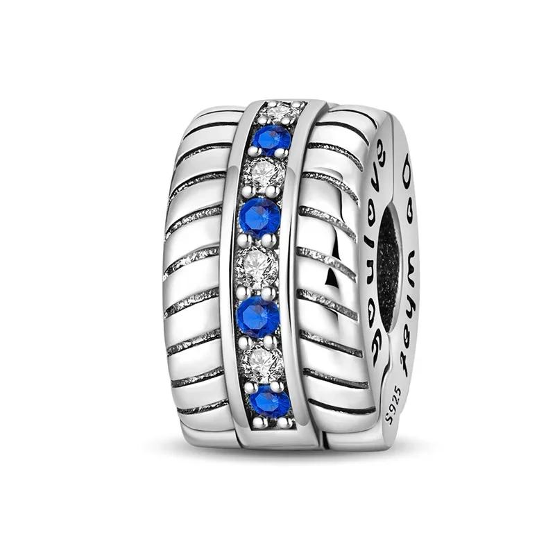 Роскошные Медные Цветные Разделительные Бусины Цветы Бабочка Звезда Луна Клип Шарм Для Оригинального DIY Браслета Изысканные Ювелирные Изделия