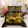 Neymar Jr 10 Brazil Legend Duvet Cover Set 3 Piece with Pillowcases for Boys Bedroom Decor