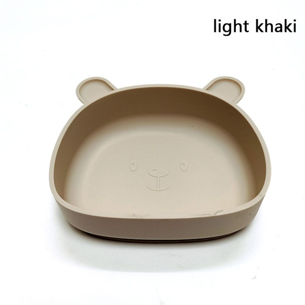 Solid Feeding Silicone Dinnerware Food Grade Silicone Baby Bowl Children Dishes  for Kids