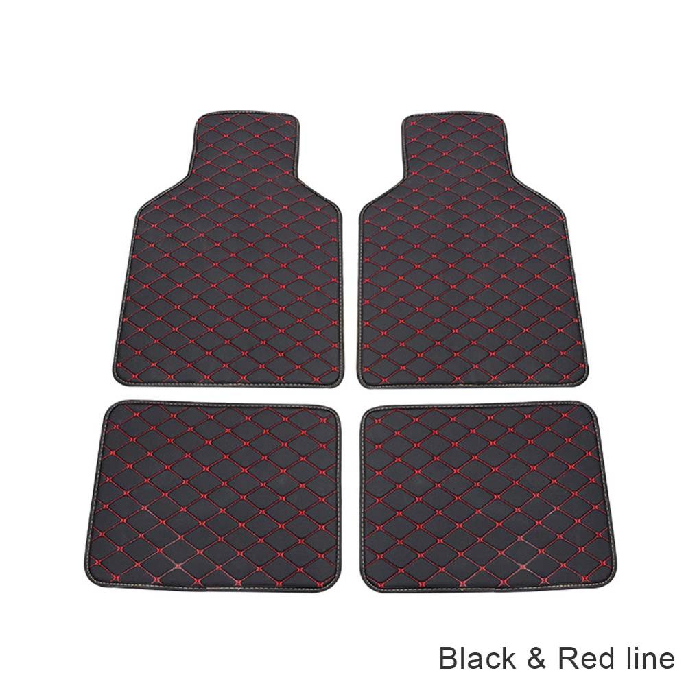 4 шт. Универсальные автомобильные коврики, коврики, водонепроницаемые, грязные коврики для всех автомобилей