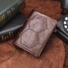 CONTACT'S Genuine Leather Wallet Men Vintage Coin Purse Male Portmane Card Holder Short Wallets