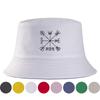 Viking Compass Vegvisir Bucket Hat Unisex Women Daily Nordic Mythology Wayfinder FisherUnisex Cap Summer Outdoor Sun Hat Panama