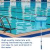 Pool Skimmer Net with Adjustable Telescopic Aluminum Pole Easy Installation Swimming Pool Net Skimmer Rake with Ultra Fine Mesh Pool Leaf Skimmer