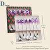 Cartoon Christmas Stainless Steel Cutlery Set: Colorful Spoon & Fork