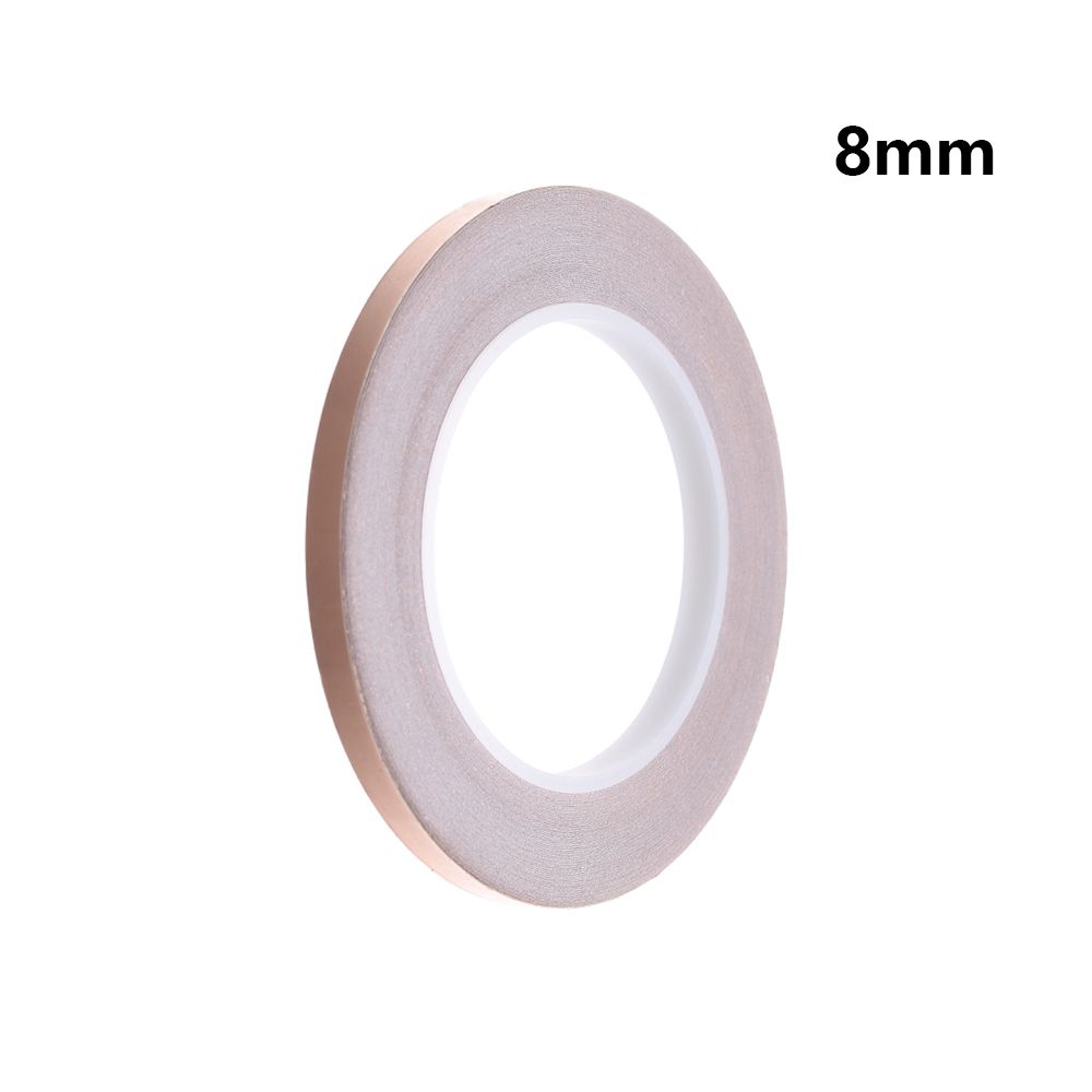 Защита от ЭМИ Клей Экранирование Термостойкая Медная Фольга Лента Полоска Клейкая Односторонняя Проводящая