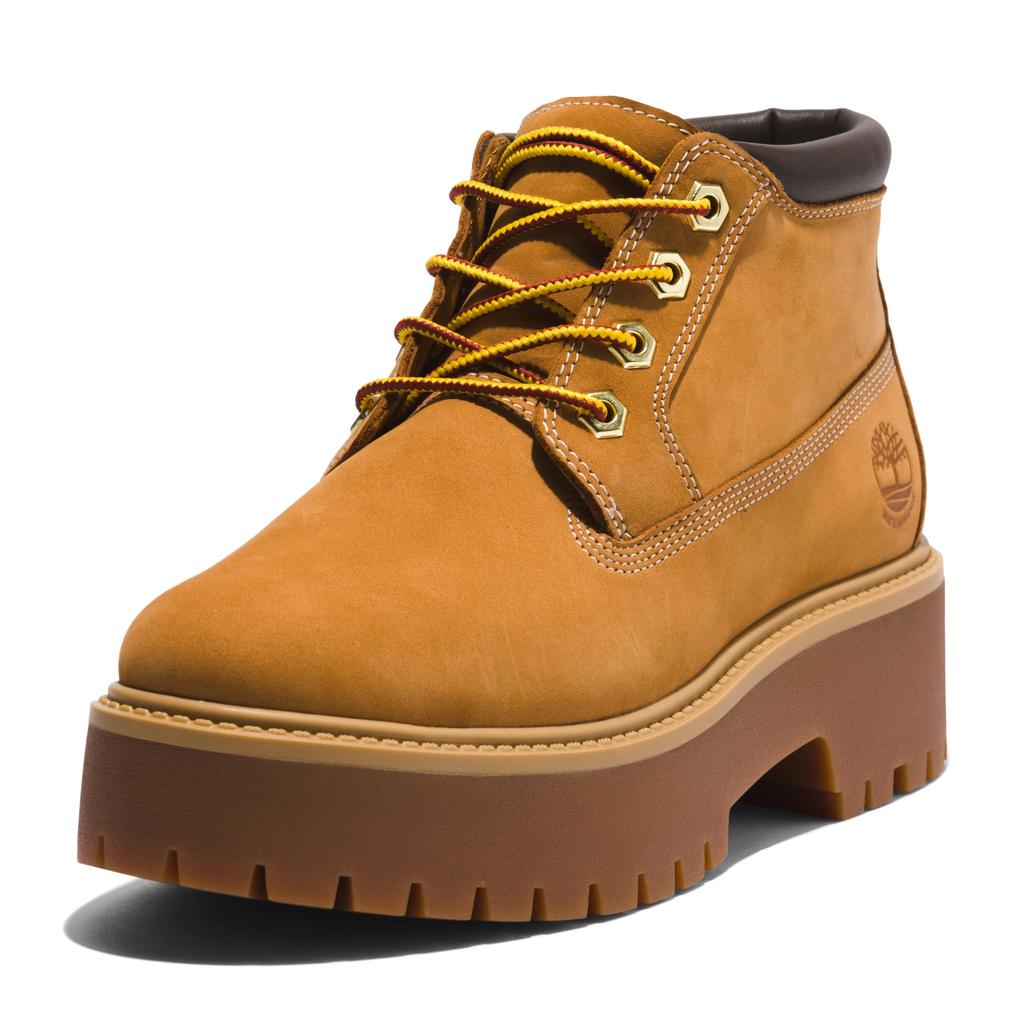 Timberland Stone Street Mid Waterproof Size Lace-Up Boots, Women's, Wheat, 6.5/23.5cm (TB1A5RF92311)
