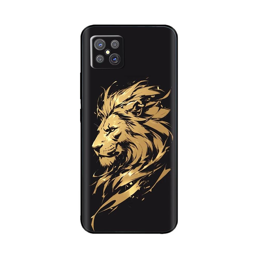 Ударопрочный Чехол Для Oppo Reno4 Z 5G Чехол Животное Расписанный Черный Силикон Мягкая Задняя Крышка Телефона Для OPPO A92S Бампер Оболочка Fundas