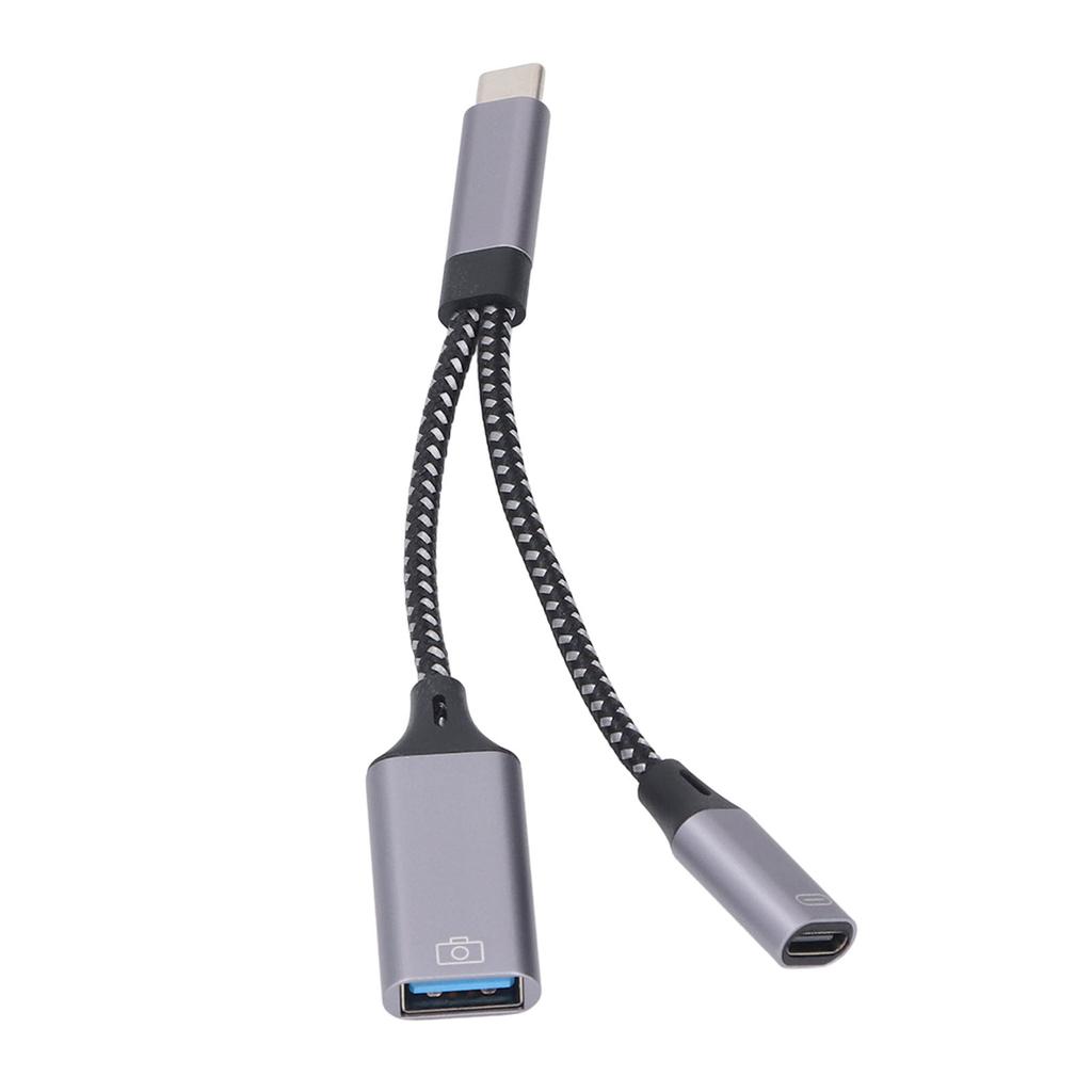 USB C to USB3.0 OTG Adapter Cable Fast Stable Transfer Aluminium Alloy Fast Charging for Computer Phone Tablet