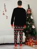 Christmas Parent Child Family Set Home Furnishings Christmas Pajamas Two Piece Set