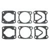 Air Compressor Accessory Air Compressors Valve Plate Washers Valve Plate Gaskets 6pcs Black Hole Spacing: 48x62mm