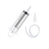 50-150ml Plastic Syringe Rings + Syringe Connector Disposable Nutrient Solution  Large Hydroponic Plastic Feeding Syringe