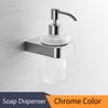 Metal Bathroom Series European Modern Towel Ring Toilet Paper Holder Cup Holder Robe Hook Bathroom Hardware FM-5700