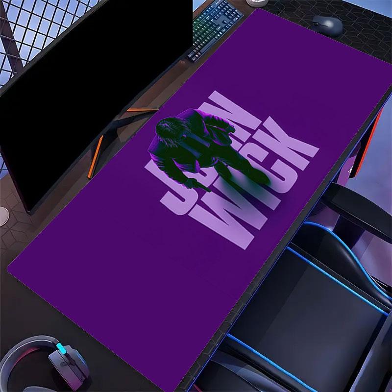 John Wick Mouse Pad, Large Gaming Desk Mat, Non-slip XXL Mousepad for Laptop & Tablet, Mini PC Playmat with Stitched Edges