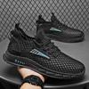2025 New Trendy Men's Mesh Shoes, Summer Hollowed-out Breathable Lightweight Sports Shoes, Student Comfortable Running Shoes