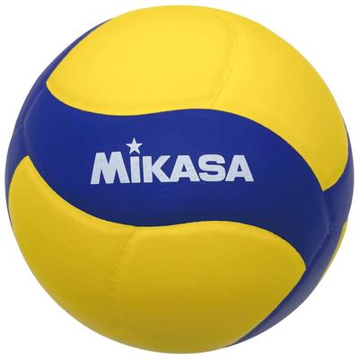 MIKASA Волейбольный тренировочный мяч 4 для учащихся средней школы и рекомендуемое внутреннее давление V435W №. Женщины, Желтый/Синий, 0.3~0.325(кгс/см2),