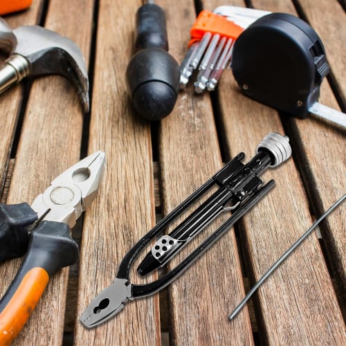 Socpuro Wire Twister, Auto-Return Wiring Tool, Cutting Pliers, 6-inch, 3-in-1 Pliers for Clamping, Twisting, and Cutting Wires, Fits 0.5-3mm Diameter