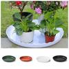 5шт круглый поднос для цветов, смоляное шасси для цветочного горшка, легко чистится, поднос для цветочного горшка для отеля