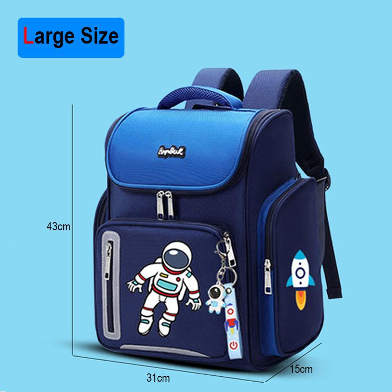 Новые ортопедические школьные сумки для мальчиков, детские рюкзаки с принтом астронавта, школьные сумки для девочек, водонепроницаемые детские рюкзаки для школьников начальной школы