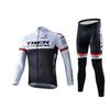 Long Sleeve Cycling Jersey Set Road Mountain Bike Moisture Wicking Breathable Men Women