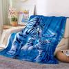 Blanket Tiger Printed 3d Flannel Blanket Bed Throw Soft Cartoon Printed Bedspread Bedspread Sofa Blanket