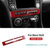 Наклейка-отделка из настоящей мягкой углеродной фибры для Mercedes Benz SLK R171 2004 2005 2006 2007 2008 2009 2010, центральная панель автомобиля