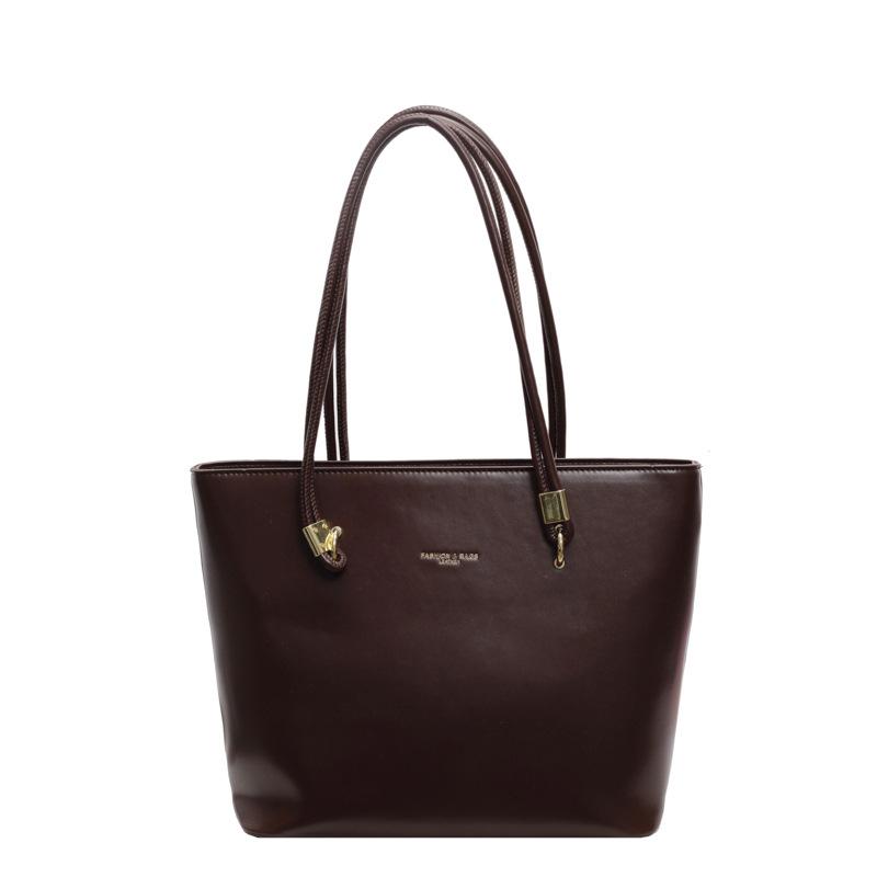 Большая сумка женская весенне-летняя новая модная простая сумка-тоут большой вместимости модная сумка через плечо для通勤