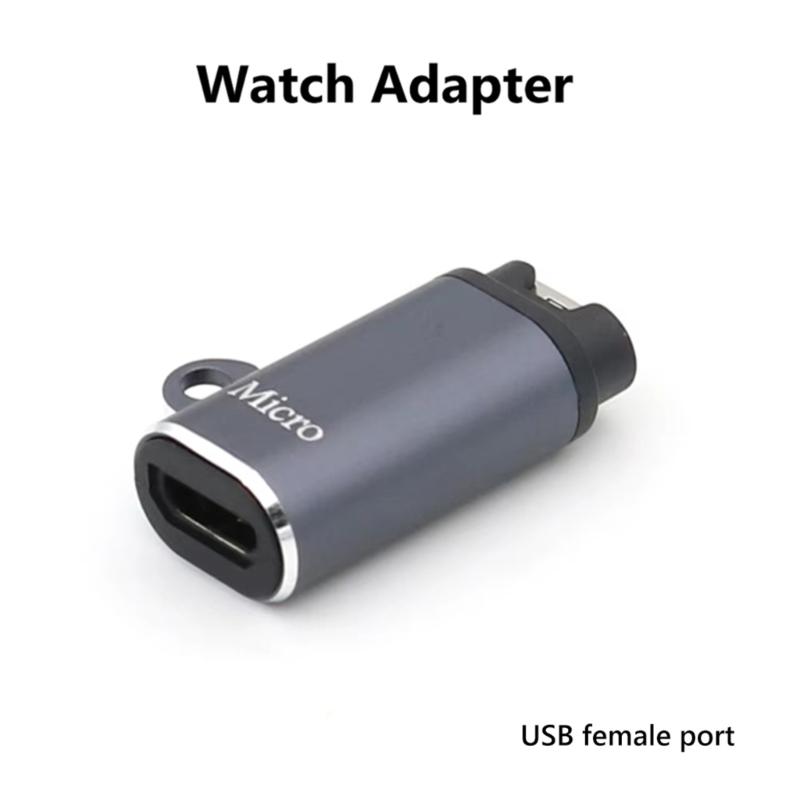 Зарядный адаптер Type C/8Pin/5Pin/DC5521 для умных часов 7/6/5 для эффективного и стабильного питания