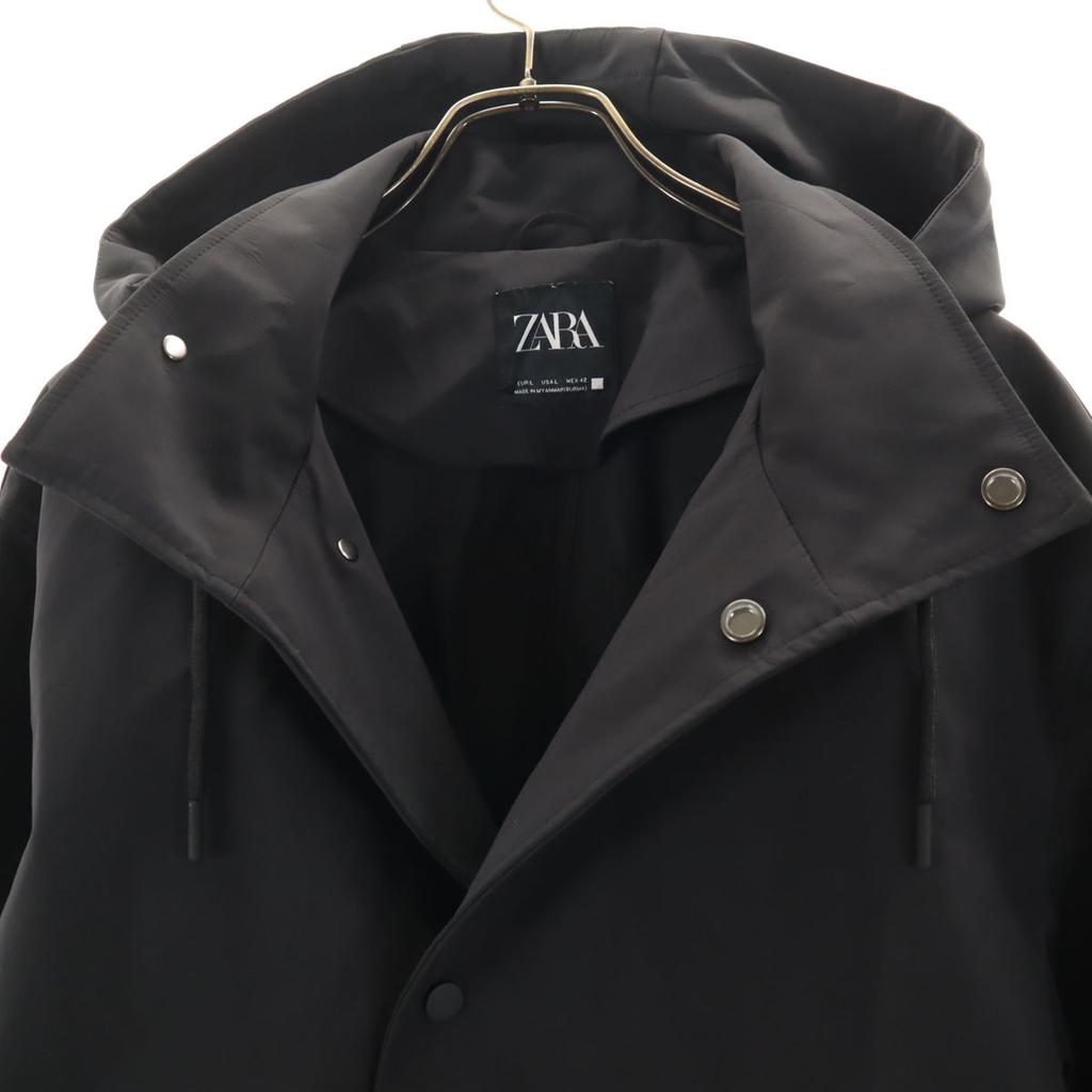 Zara Пальто L черное Мужское Б/У