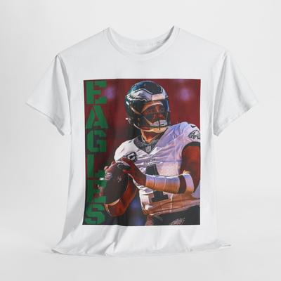 Унисекс футболка из плотного хлопка Philadelphia Eagles Jalen Hurts