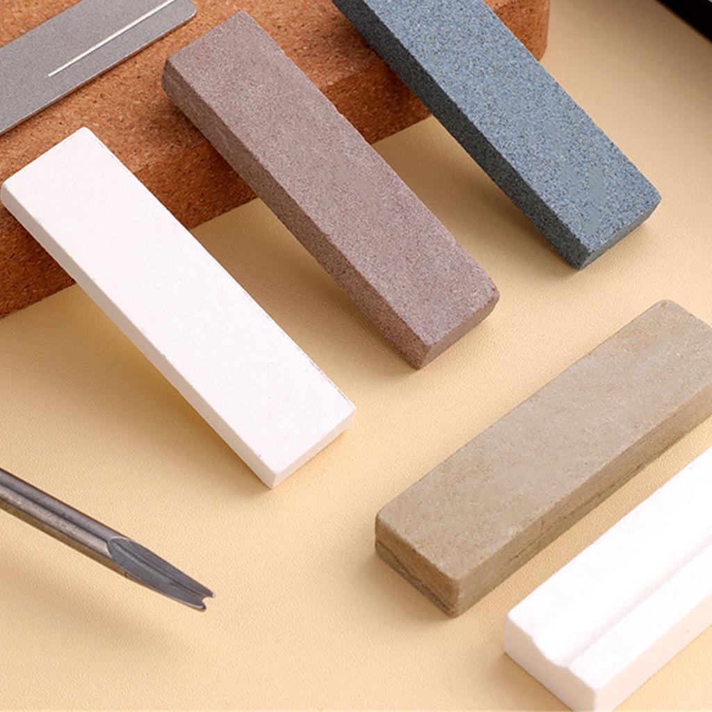 Cutter Sharpening Stone with Coarse Surface Diamond Texture Sharpening Cutter Suitable for Kitchen Camping and BBQ Use