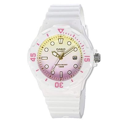 Часы CASIO Chipkashi цифровые белые розовые желтые LRW-200H-4E2 [Товар]